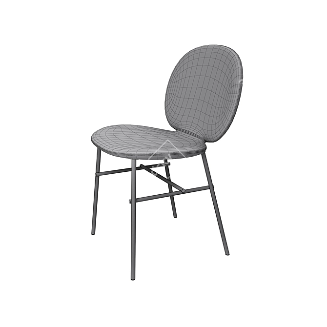 Kelly Modern Dining Chair 3D model image 3