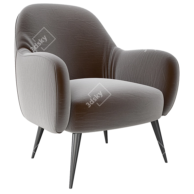 650 NIDO: Modern Cozy Seating 3D model image 1