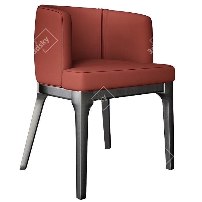 Modern Comfort: Oliver Chair 3D model image 1