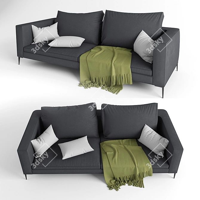 Rove Concepts Hugo Modern Sofa 3D model image 2