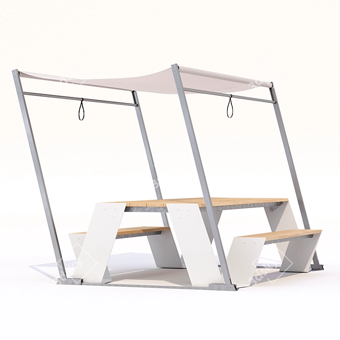 Bremen Adanat Canopy Table 3D model image 2