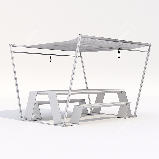 Bremen Adanat Canopy Table 3D model image 3