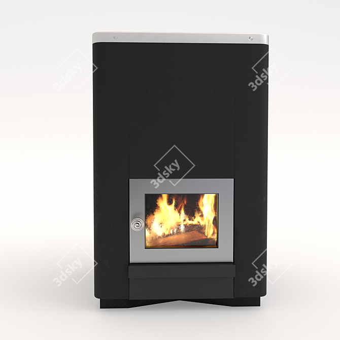 PAL-16S: Premium Wood-burning Sauna Stove 3D model image 1