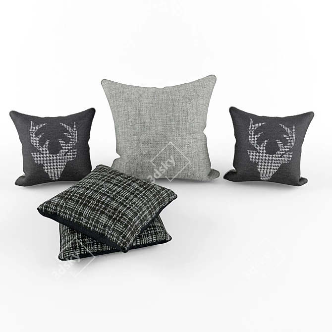 Elevate your space with Alta pillow 3D model image 1