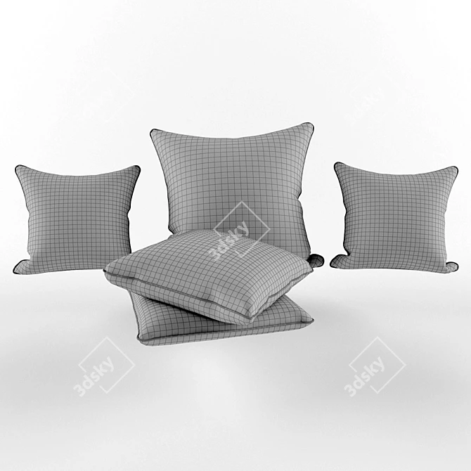 Elevate your space with Alta pillow 3D model image 2