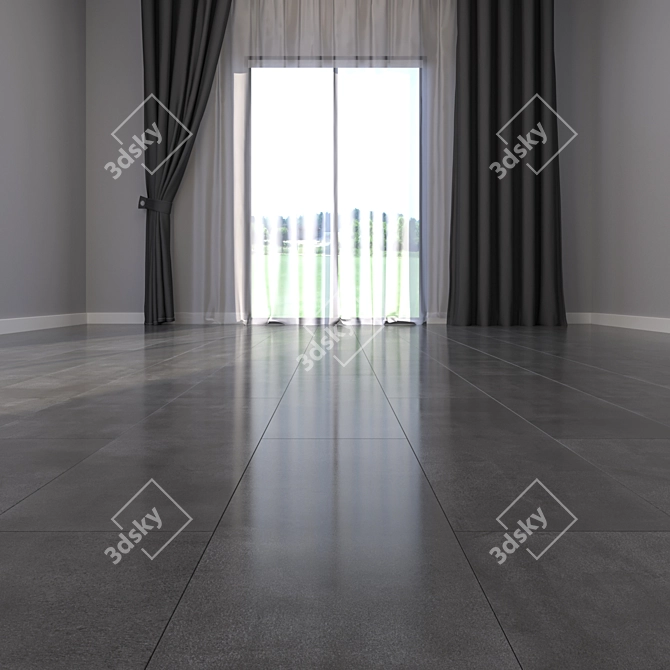 Elegant Marble Floor Collection 3D model image 2