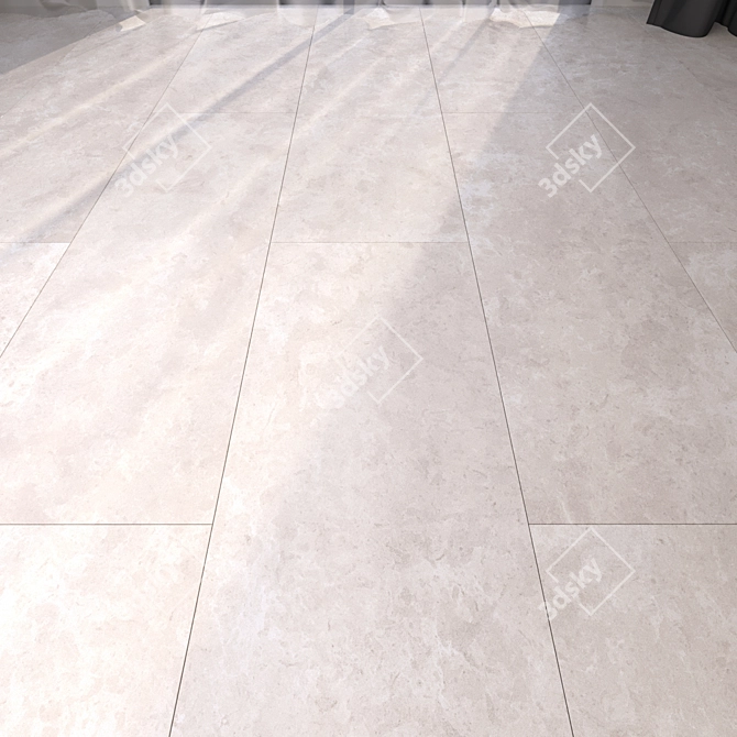 High-Definition Marble Flooring 3D model image 1