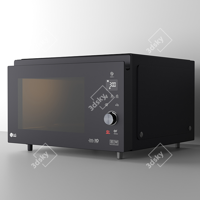 LG MJ-3965BIS: Multi-function Microwave with Grill and Convection 3D model image 1