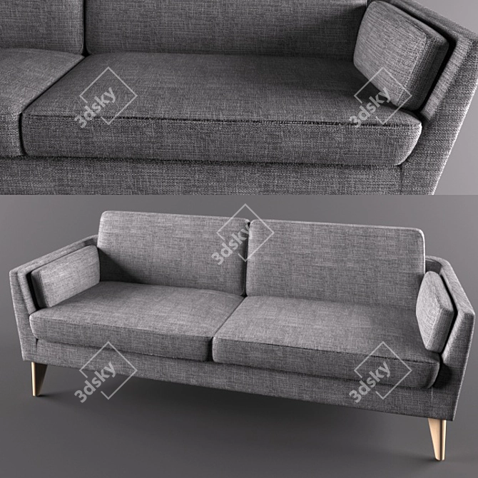 Modern Mynta 200cm Sofa 3D model image 1