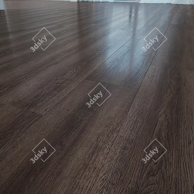 Shire Oak: Authentic Wood Flooring 3D model image 1