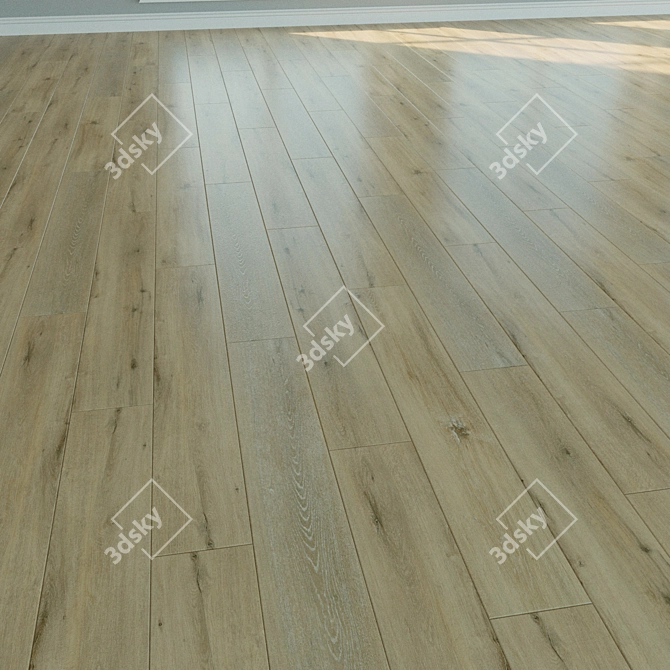 WINEO Laminate Flooring - Natural Wood Finish 3D model image 3