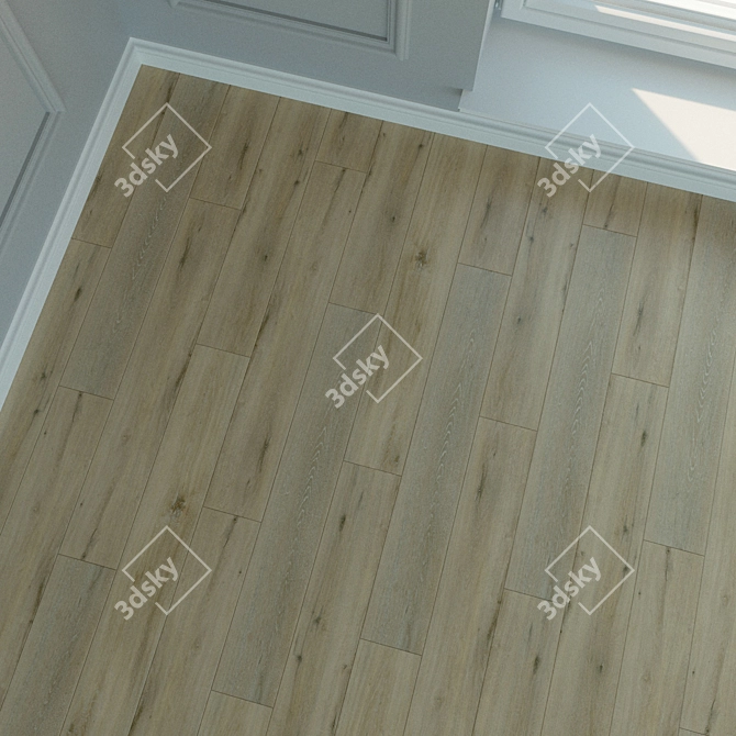 WINEO Laminate Flooring - Natural Wood Finish 3D model image 1