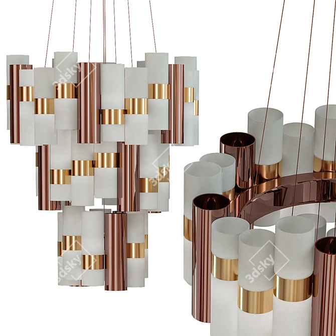 Modern Elegance: Slamp LA LOLLO XL 3D model image 1