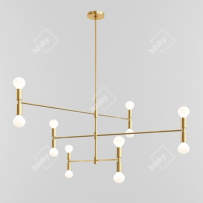 Modern Chandeliers: Exclusive Collection 3D model image 3