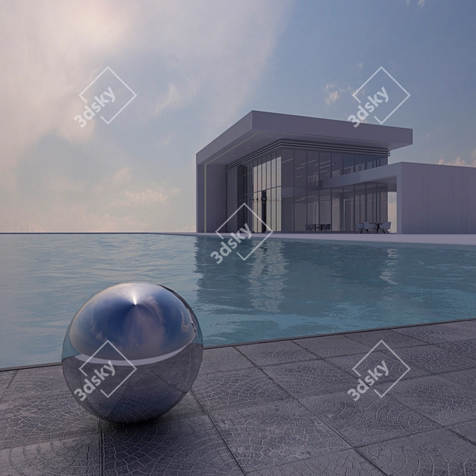 Title: Daytime Aerial HDRI Map 3D model image 2