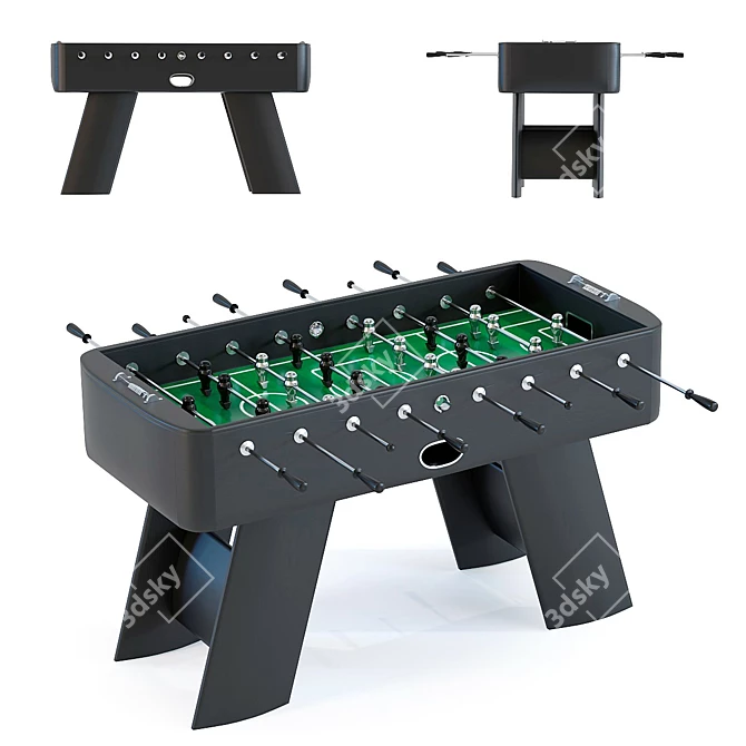 Stylish Soccer Table: Game in Style! 3D model image 1