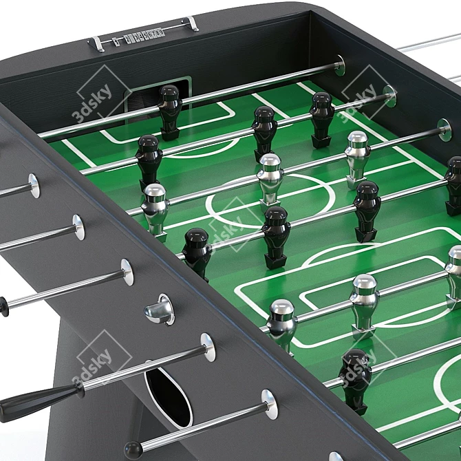 Stylish Soccer Table: Game in Style! 3D model image 2