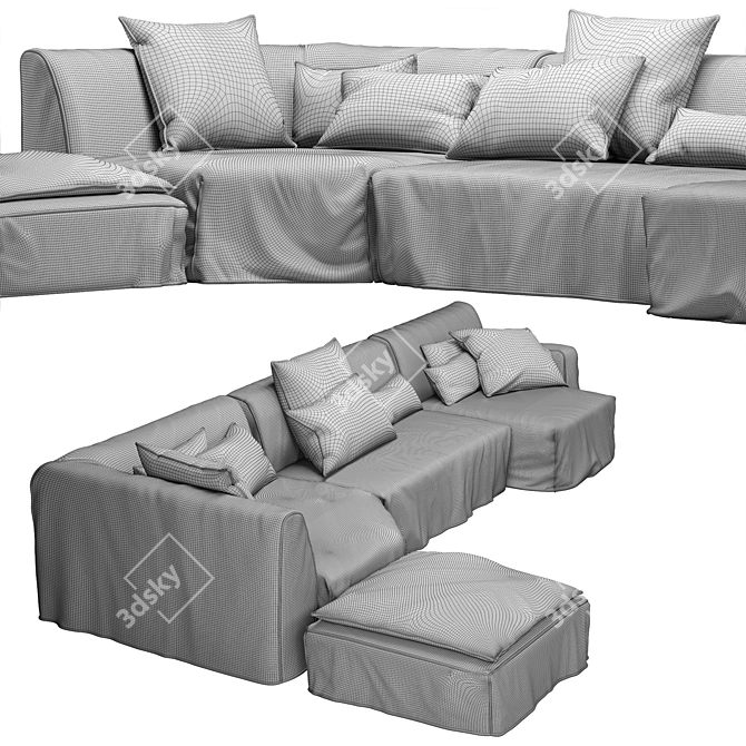 Gervasoni More: Elegant Comfort for your Space 3D model image 3