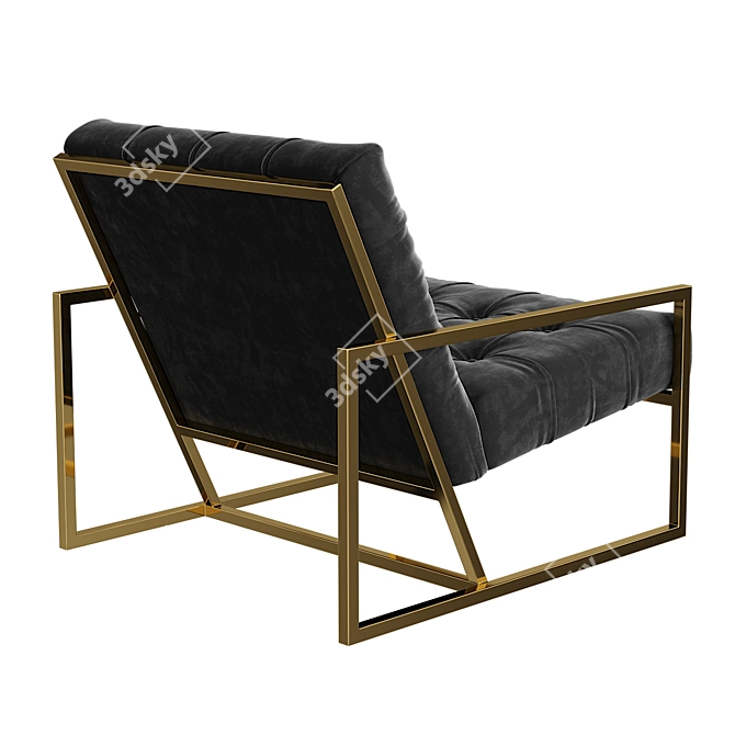 Mahora Armchair: Stylish and Comfortable 3D model image 2