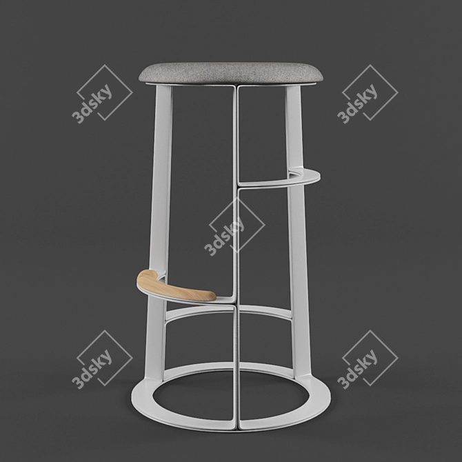 Elegant Tancy Barstool SH750 3D model image 1