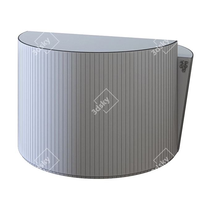 Modern Cyborg Small Table: Innovative Design & Functionality 3D model image 3