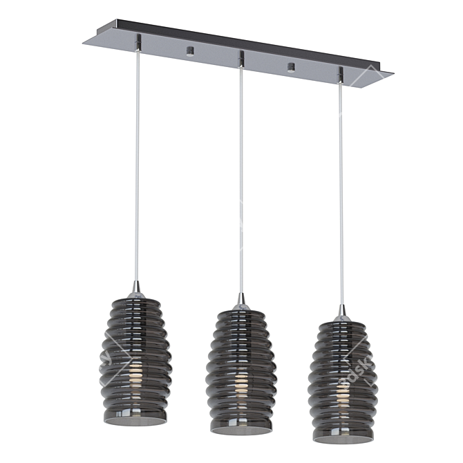 MW-Light Gloss Pendant Light 3D model image 1