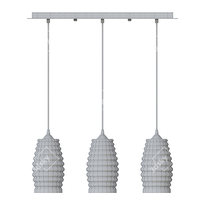 MW-Light Gloss Pendant Light 3D model image 3