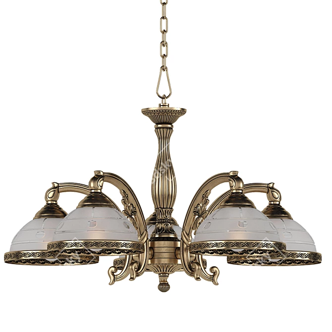 Elegant Bristol Chandelier 3D model image 1