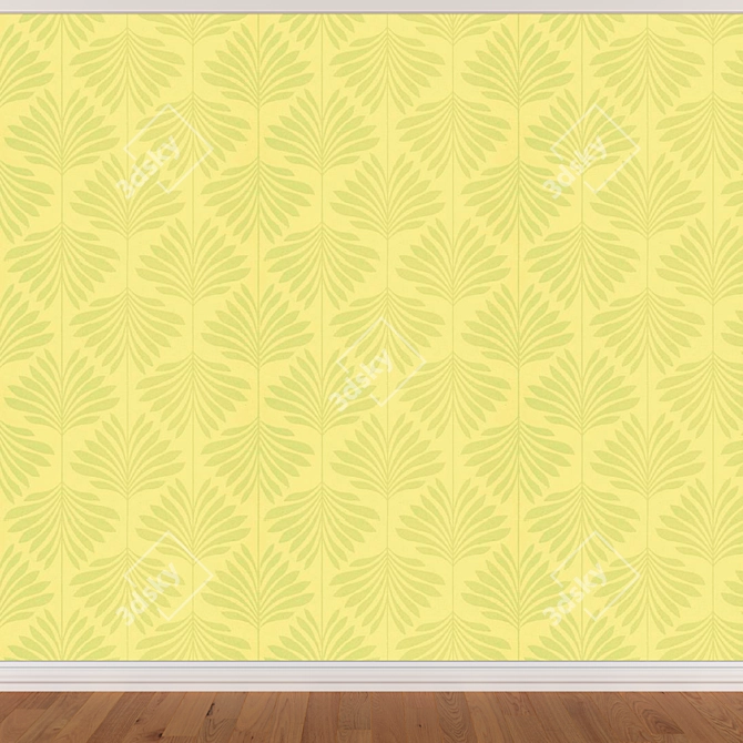 Seamless Wallpaper Seth - 3 Colors 3D model image 3