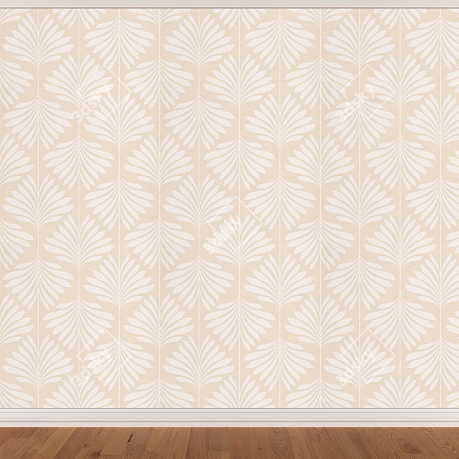 Title: Seamless Wallpaper set (3 colors) 3D model image 3