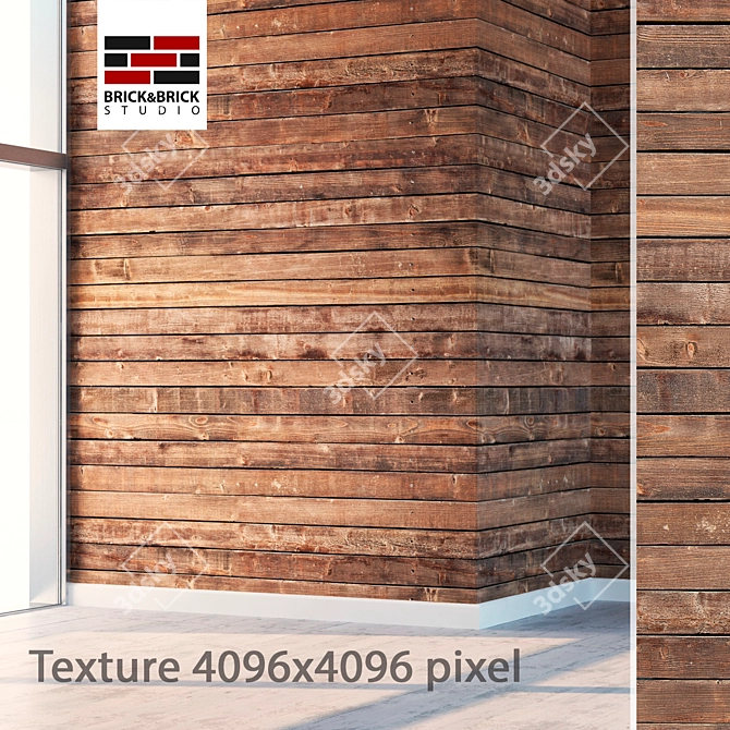 Seamless High Detailed Tree Texture & Material 3D model image 1