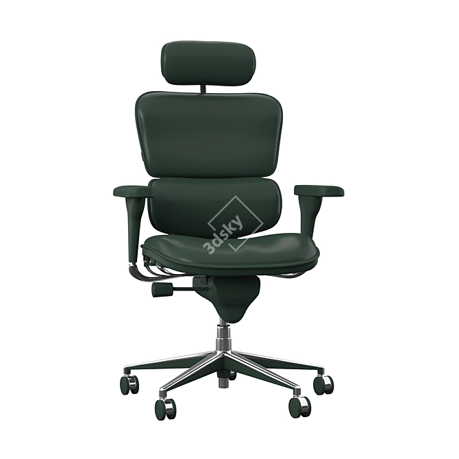 ErgoMesh Conference Chair 3D model image 2