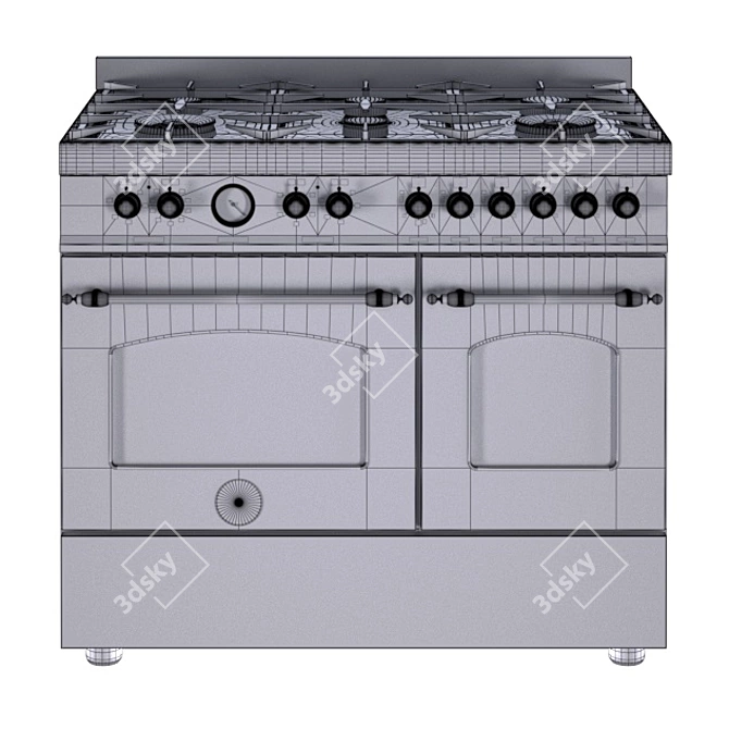 Bertazzoni HERITAGE Gas Stove 3D model image 3