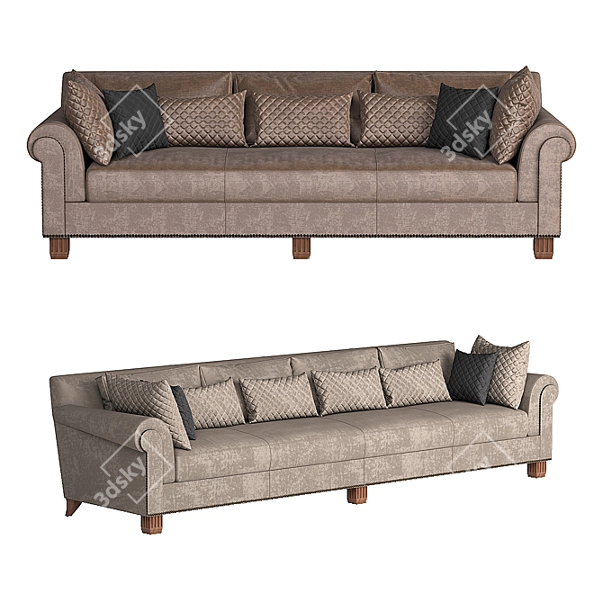 Elegant Cambon Sofa: Christopher Guy 3D model image 2