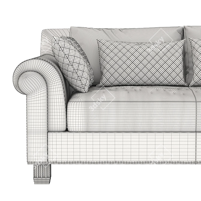 Elegant Cambon Sofa: Christopher Guy 3D model image 3