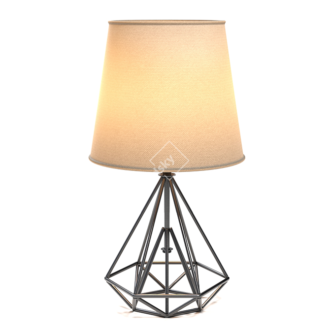 Modern Loft Lamp NL-011 - Stylish and Functional 3D model image 1