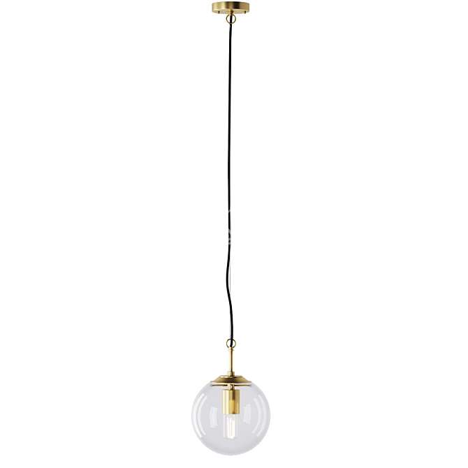 Elegant FJ 1 Lamp: Artistic Lighting 3D model image 3