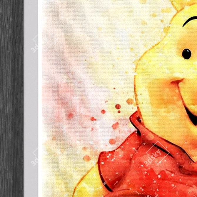 Winnie Pooh Art Collection 3D model image 3