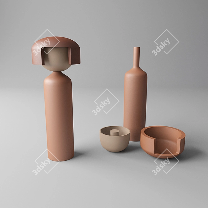 Pottery Pro: Modern Design 3D model image 1