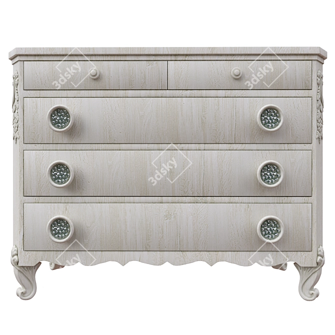 Marchetti Chest M4 201 - Elegant Storage Solution 3D model image 1