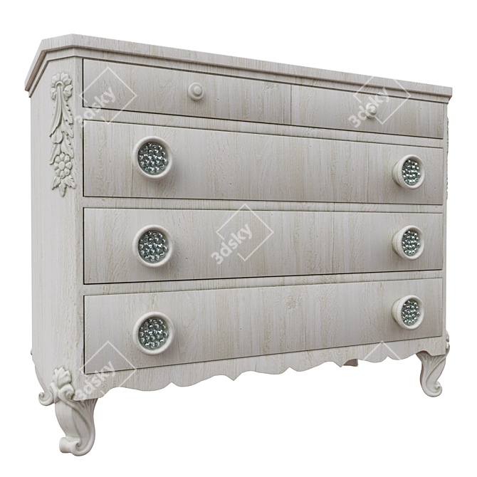 Marchetti Chest M4 201 - Elegant Storage Solution 3D model image 2