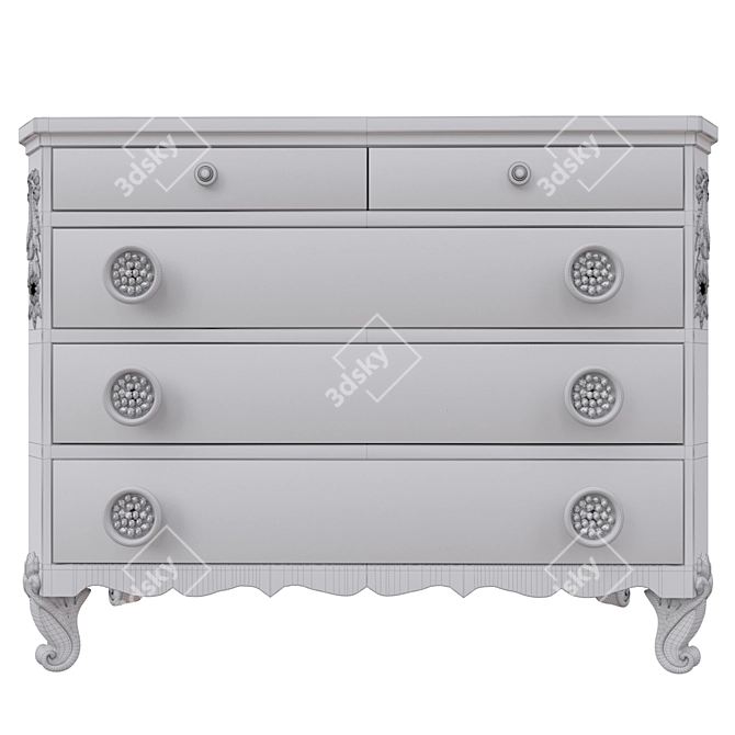 Marchetti Chest M4 201 - Elegant Storage Solution 3D model image 3