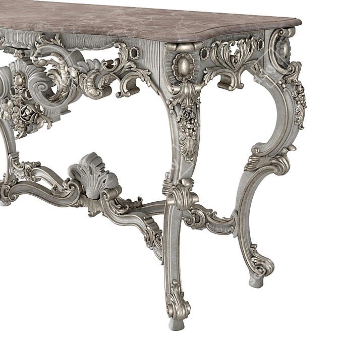 Isabella Console: Handcrafted Elegance by Romano Home 3D model image 3