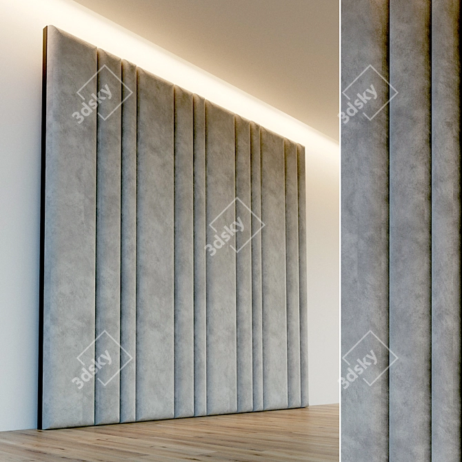 Versatile Soft Panel Wall Décor 3D model image 1