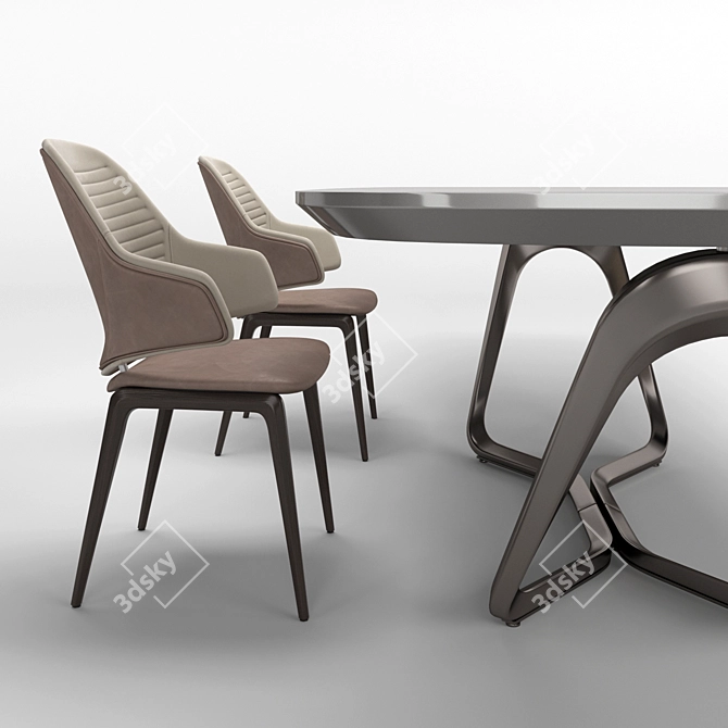 Reflex PININFARINA Dining Set 3D model image 2