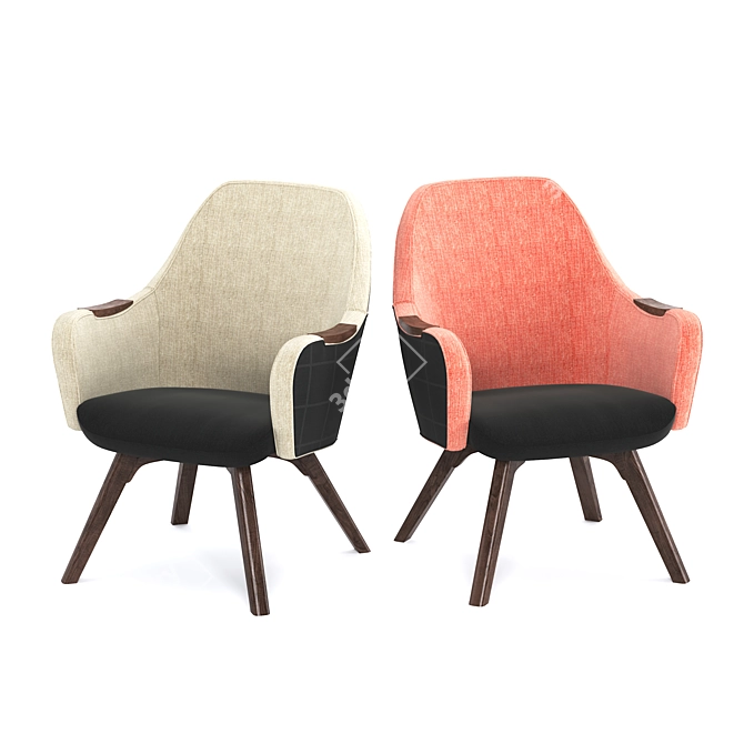 Mex+Wooden+Armchair 3D model image 2