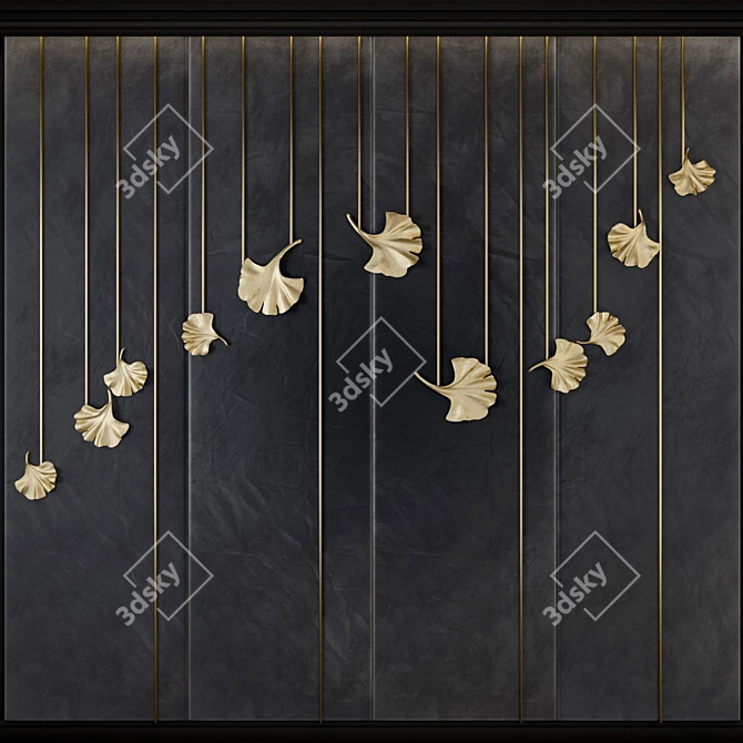 Luxury Resin Decor Panel 3D model image 1