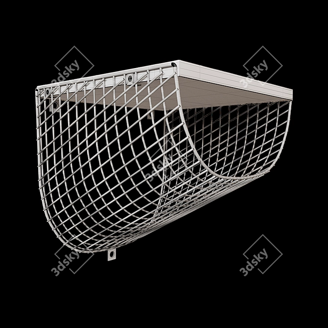 Compact Storage Shelf 3D model image 3