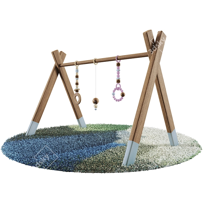 Baby Gym Set: Fun and Fitness for Little Ones 3D model image 1