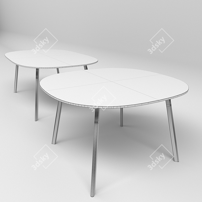 Sleek Deja Vu Table: A Magis Masterpiece 3D model image 3